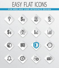 Business icons set