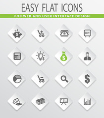 Business icons set