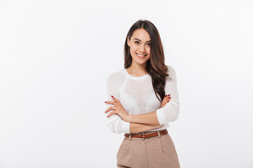 Portrait of a smiling asian businesswoman