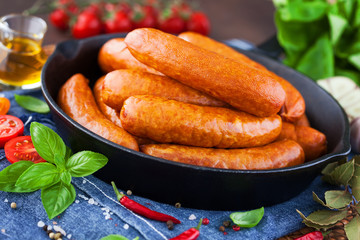 bbq sausages