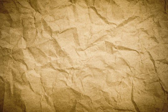 Old crumpled paper background