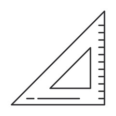 rule school supply icon vector illustration design