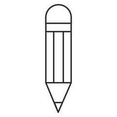 pencil graphite supply isolated icon vector illustration design