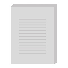 paper document isolated icon vector illustration design