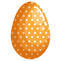 egg paint easter decoration vector illustration design