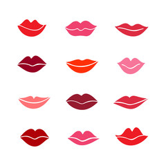 Lips vector collection. 