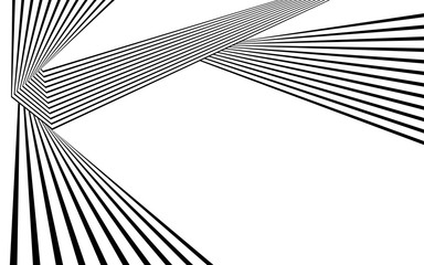 black and white stripe line abstract graphic optical art