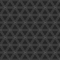Fototapeta premium Abstract geometric pattern of triangles.