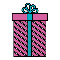 gift box present icon vector illustration design