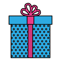 gift box present icon vector illustration design