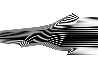 black and white stripe line abstract graphic optical art