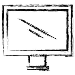 computer display isolated icon vector illustration design