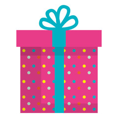 gift box present icon vector illustration design