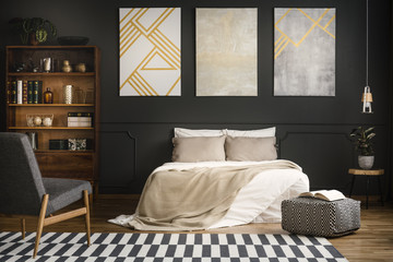 Modern wood bedroom