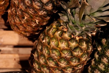 Pile of pineapples