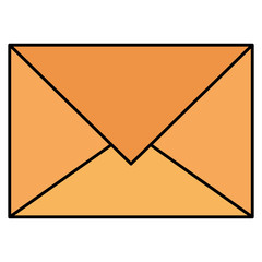 envelope mail isolated icon vector illustration design