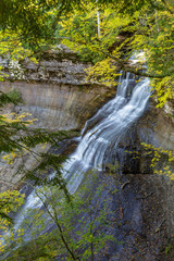 Chapel Falls at Pictured Rocks in the Upper Peninsula of Michigan, USA