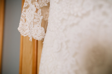 wedding gown, bridal gown