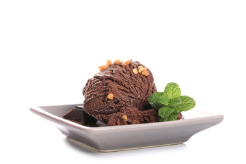 glace au chocolat