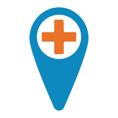 Obraz premium Medizin & Gesundheit Icon - Krankenhaus