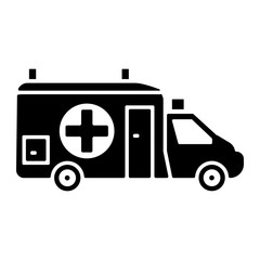 Medizin & Gesundheit Icon - Krankenwagen