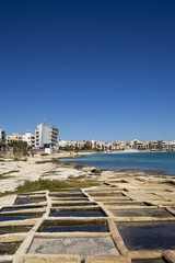 Salt pans in Malta