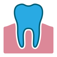 Zahnmedizin Icon - Zahnfleisch