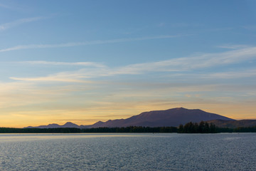 Alpenglow on Mount Katahdin