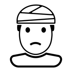 Medizin & Gesundheit Icon - Patient