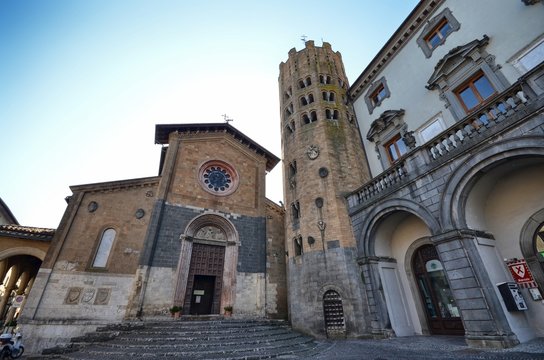Orvieto, Umbria, August 30 2015. The historic center with its small and picturesque streets.