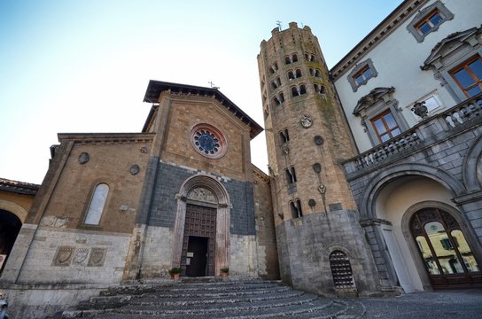 Orvieto, Umbria, August 30 2015. The historic center with its small and picturesque streets.