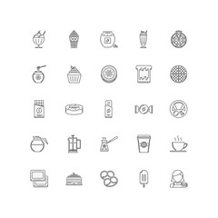 cafe outline icons 25