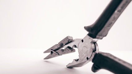 Conflict of subjects of different sizes in full swing. Conflict concept