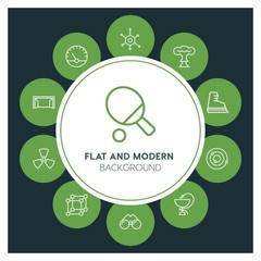 health, science, sports Infographic Circle outline Icons Set. Contains such Icons as  business,  website,  elements,  background,  pattern,  illustration and more. ..Fully Editable. Pixel Perfect