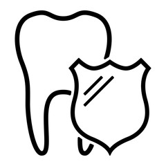 Zahnmedizin Icon - Zahnschutz