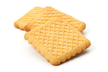 Tasty biscuits isolated