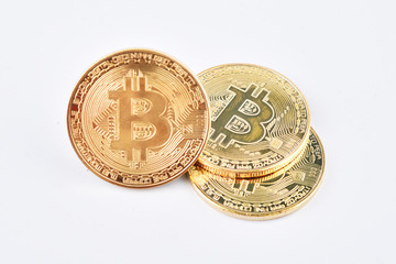 Isolated Bitcoin Physical Coins