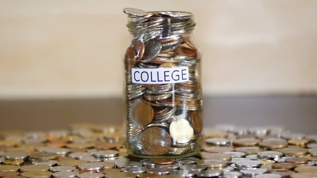 College Money Savings In A Jar