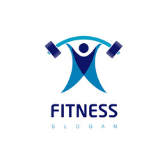 Gym Logo, Fitness Icon