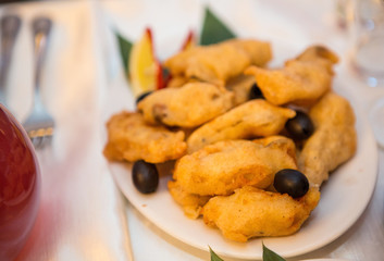 snacks and meals on the table