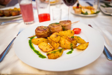 snacks and meals on the table