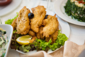 snacks and meals on the table