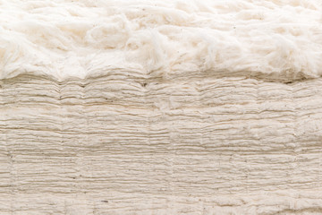 Background from the raw cotton fiber