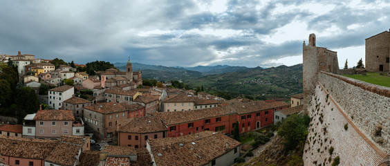 Verucchio panoramic view from Rocca Malatestiana