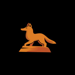 Fox Logo Template vector illustration