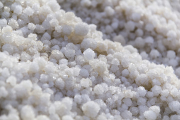 Dead Sea salt formations may be different forms .Dead Sea has a salinity level of of 33.7%, which is 8.6 times saltier than the ocean. Israel