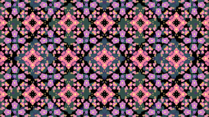 An abstract pattern. Kaleidoscope