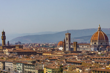 Obraz premium Vista su Firenze, Italia