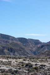 The desert of the Tabernas in Almeria