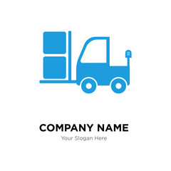 truck company logo design template